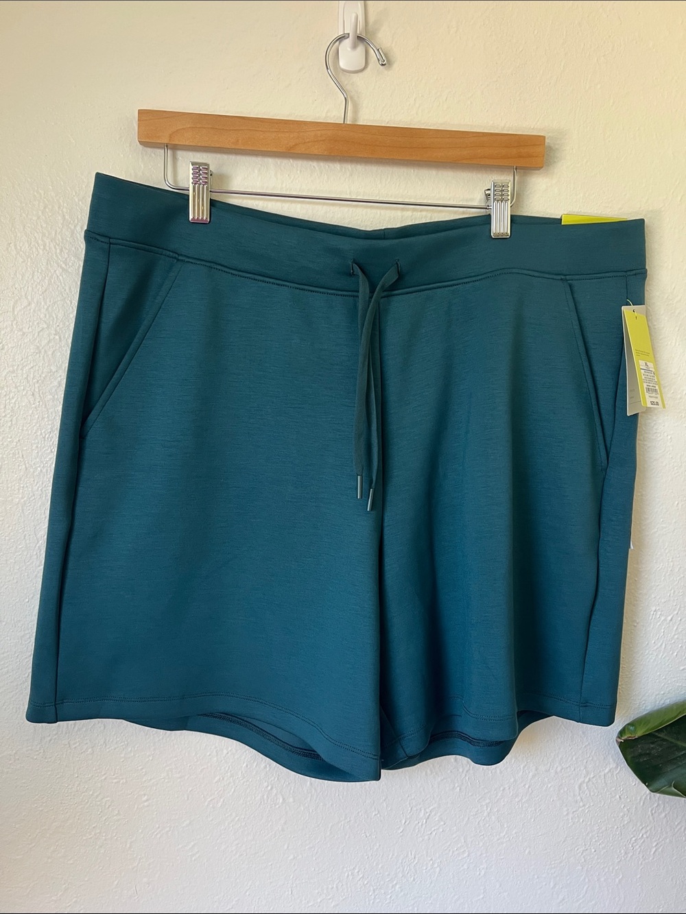 Teal Drawstring Active, Lounge Shorts. New with Tags.